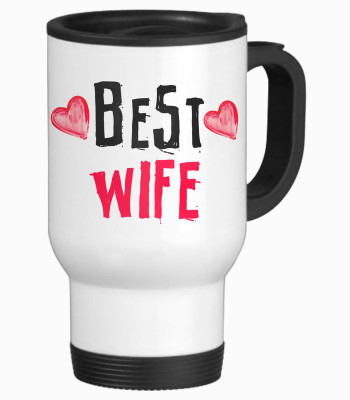 56% OFF on TIED RIBBONS Best Wife Travel Ceramic Coffee Mug(350 ml) 56% OFF on TIED RIBBONS Best Wife Travel Ceramic Coffee Mug(350 ml)