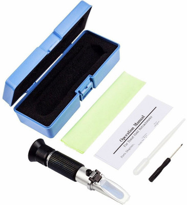 GoodsBazaar 0-32 Brix Contrast Erma Refractometer Sugar Content Tester Hydrometer Gravity Tool Manual Handheld Refractometer