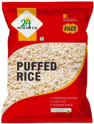 24 Mantra Natural Puffed Rice/Murmura/Ubbina Annam Puffed Rice (Parboiled)(0.2 kg)