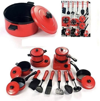 Kaushik Play kitchen set red