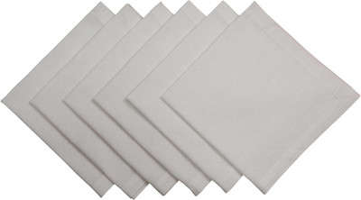 Glus Roti Cover Solid Roti Square Flap Cover(WHITE, 6)