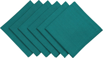 Glus Roti Chapati Cover Solid Roti Square Flap Cover(GREEN, 6)