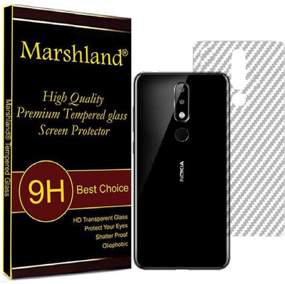 MARSHLAND Back Screen Guard for Nokia 6.1, Plus Carbon Fiber(Pack of 1)