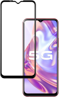 HUPSHY Edge To Edge Tempered Glass for Vivo Y31s(Pack of 1)