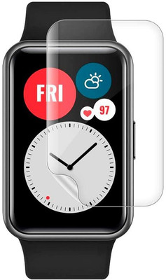 Guardpad Edge To Edge Screen Guard for Huawei Watch Fit Smart Watch [Better than Tempered Glass][Transparent, 2 Pack](Pack of 2)