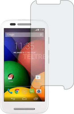 TELTREK Tempered Glass Guard for MOTOROLA E DUAL TV (ShatterProof, Flexible)(Pack of 1)