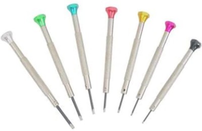 Scorpion Screw Drivers Anodised Set of 7 with Spare Blades in Pouch Standard Screwdriver Set(Pack of 7)