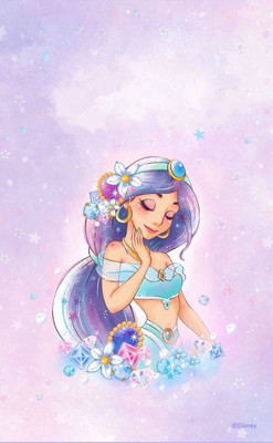 anshul internet point 45.72 cm DISNEY PRINCESS 41 Self Adhesive Sticker(Pack of 1)