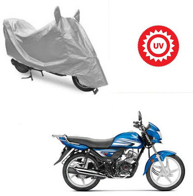 Atulit enterprises Two Wheeler Cover for Hero(CD 110 Dream, Silver)