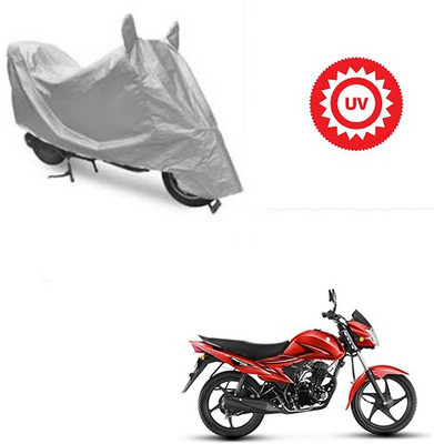 Atulit enterprises Two Wheeler Cover for Suzuki(Hayate, Silver)