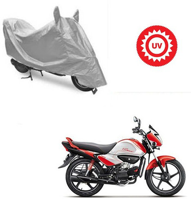 Atulit enterprises Waterproof Two Wheeler Cover for Hero(Splendor I Smart, Silver)