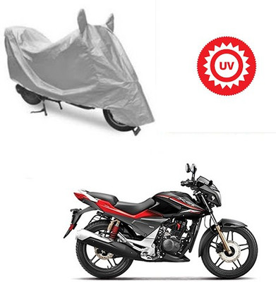 RPSENTTERPR Waterproof Two Wheeler Cover for Hero(CBZ Extreme, Silver)