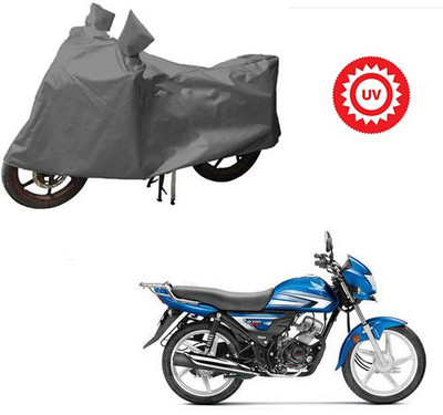dashark Waterproof Two Wheeler Cover for Hero(CD 110 Dream, Grey)