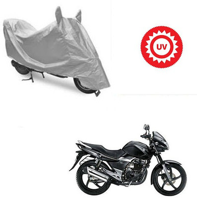 Atulit enterprises Two Wheeler Cover for Suzuki(GS 150R, Silver)