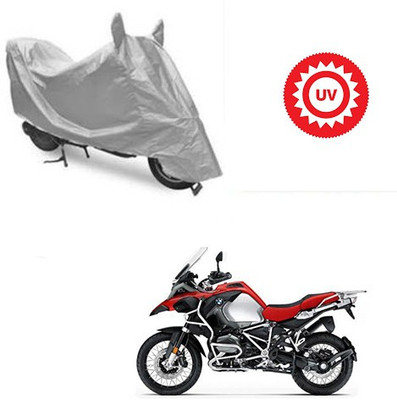 Atulit enterprises Two Wheeler Cover for BMW(R 1200 GS, Silver)
