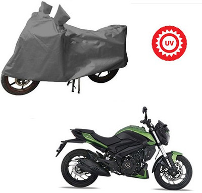 Atulit enterprises Waterproof Two Wheeler Cover for Bajaj(Dominar, Grey)