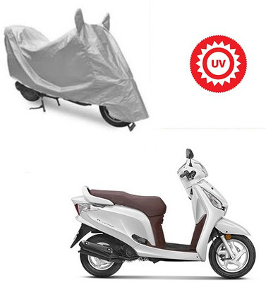 Atulit enterprises Waterproof Two Wheeler Cover for Hero(Glamour FI, Silver)