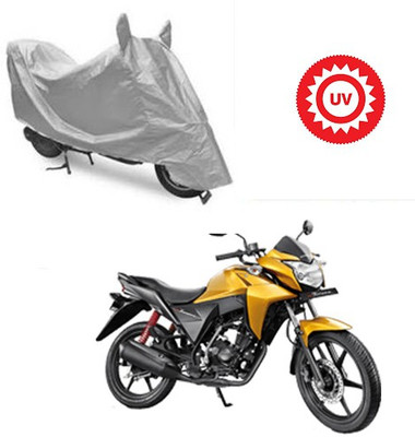 Atulit enterprises Two Wheeler Cover for Honda(CB Twister, Silver)