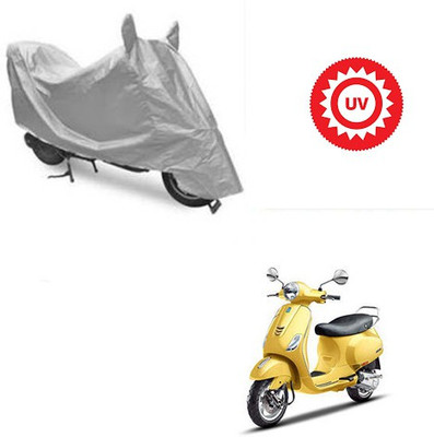 Atulit enterprises Two Wheeler Cover for Piaggio(Vespa SXL, Silver)