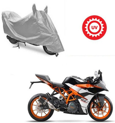 Atulit enterprises Two Wheeler Cover for KTM(RD 350, Silver)