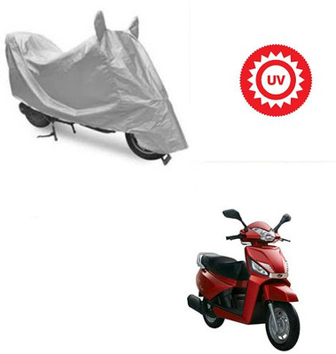Atulit enterprises Two Wheeler Cover for Mahindra(Gusto, Silver)