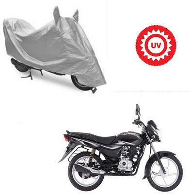 dashark Waterproof Two Wheeler Cover for Bajaj(Platina 100 DTS-i, Silver)
