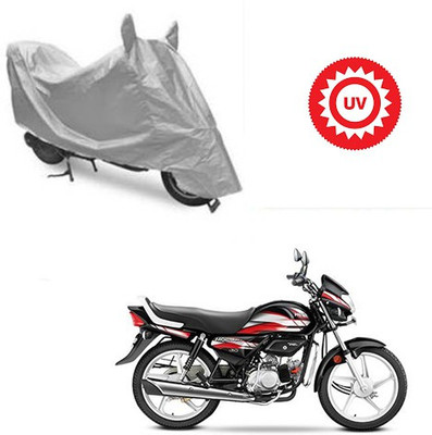 RPSENTTERPR Waterproof Two Wheeler Cover for Hero(CD deluxe, Silver)