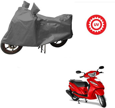 dashark Waterproof Two Wheeler Cover for TVS(Wego, Grey)