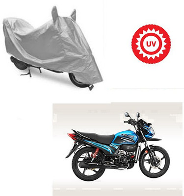 RPSENTTERPR Waterproof Two Wheeler Cover for Honda(Passion Pro TR, Silver)