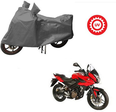 dashark Waterproof Two Wheeler Cover for Bajaj(Pulsar AS 150, Grey)