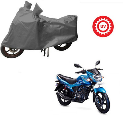 Atulit enterprises Waterproof Two Wheeler Cover for TVS(Victor New, Grey)