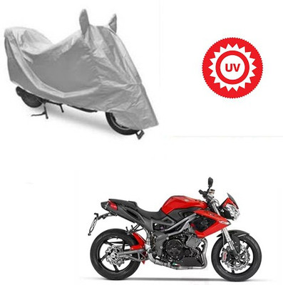 dashark Waterproof Two Wheeler Cover for DSK Benelli(TNT R, Silver)