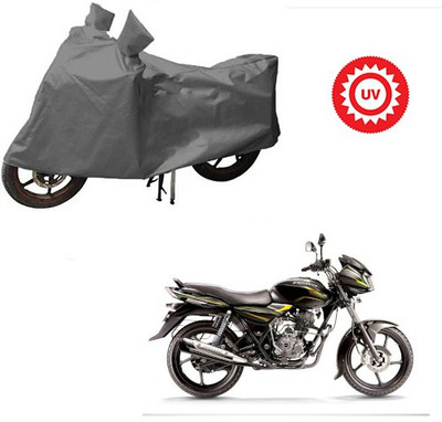 Atulit enterprises Waterproof Two Wheeler Cover for Bajaj(Discover 100 DTS-i, Grey)