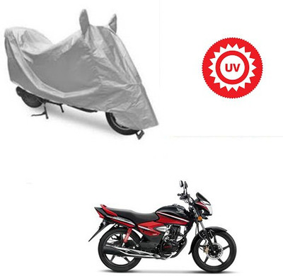 Atulit enterprises Two Wheeler Cover for Honda(CB Shine, Silver)