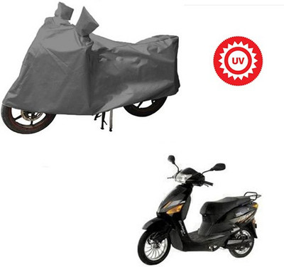 RPSENTTERPR Waterproof Two Wheeler Cover for Hero(Electric Zippy, Grey)