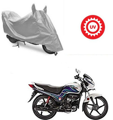 RPSENTTERPR Waterproof Two Wheeler Cover for Hero(Passion Pro TR, Silver)