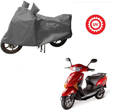 dashark Waterproof Two Wheeler Cover for BSA Motors(Smile, Grey)
