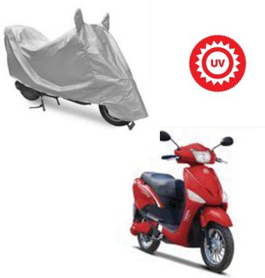 Atulit enterprises Waterproof Two Wheeler Cover for Hero(E Scoot, Silver)