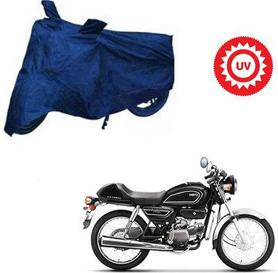 Feel heaven Waterproof Two Wheeler Cover for Hero(Splendor Pro Classic, Blue)