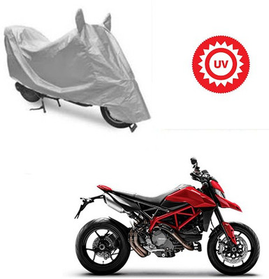 Atulit enterprises Two Wheeler Cover for Ducati(Hyperstrada, Silver)