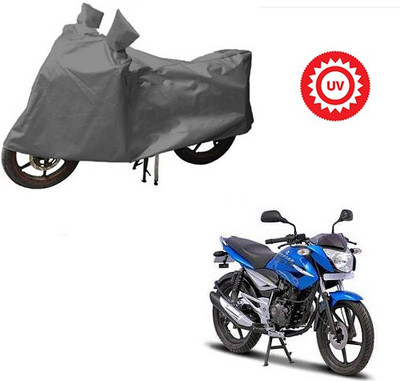 dashark Waterproof Two Wheeler Cover for Bajaj(XCD 125cc, Grey)