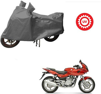 RPSENTTERPR Waterproof Two Wheeler Cover for Bajaj(Pulsar 220 DTS-i, Grey)