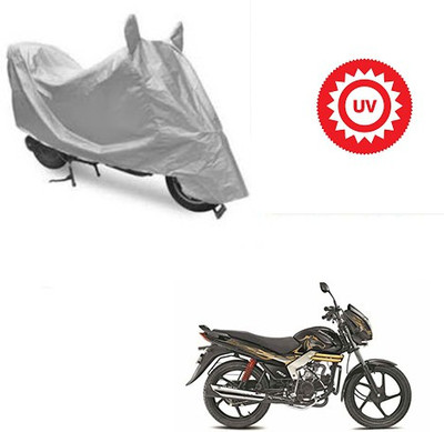 Atulit enterprises Two Wheeler Cover for Mahindra(Centuro, Silver)