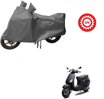 RPSENTTERPR Waterproof Two Wheeler Cover for Piaggio(Vespa LX, Grey)