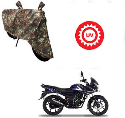 SRENTERPRISES Two Wheeler Cover for Bajaj(Discover 150 f, Multicolor)
