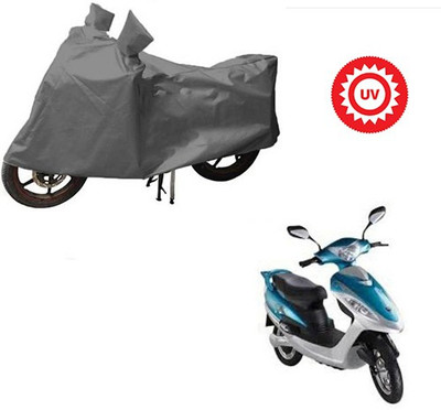 dashark Waterproof Two Wheeler Cover for BSA Motors(Diva, Grey)