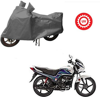 dashark Waterproof Two Wheeler Cover for Hero(Passion Pro TR, Grey)
