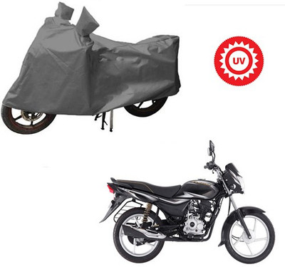 dashark Waterproof Two Wheeler Cover for Bajaj(Platina 100 DTS-i, Grey)
