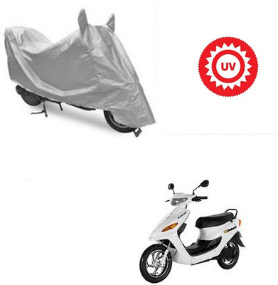 Atulit enterprises Waterproof Two Wheeler Cover for Indus(Yo Electron, Silver)