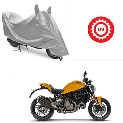 Atulit enterprises Two Wheeler Cover for Ducati(Monster 821, Silver)